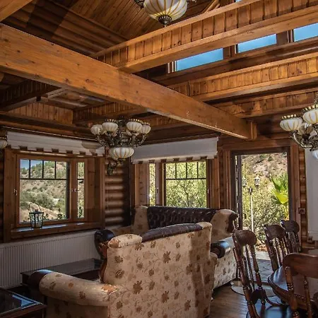 *2 Bdr Log House /mountains/queen Bed/fireplace Gourri